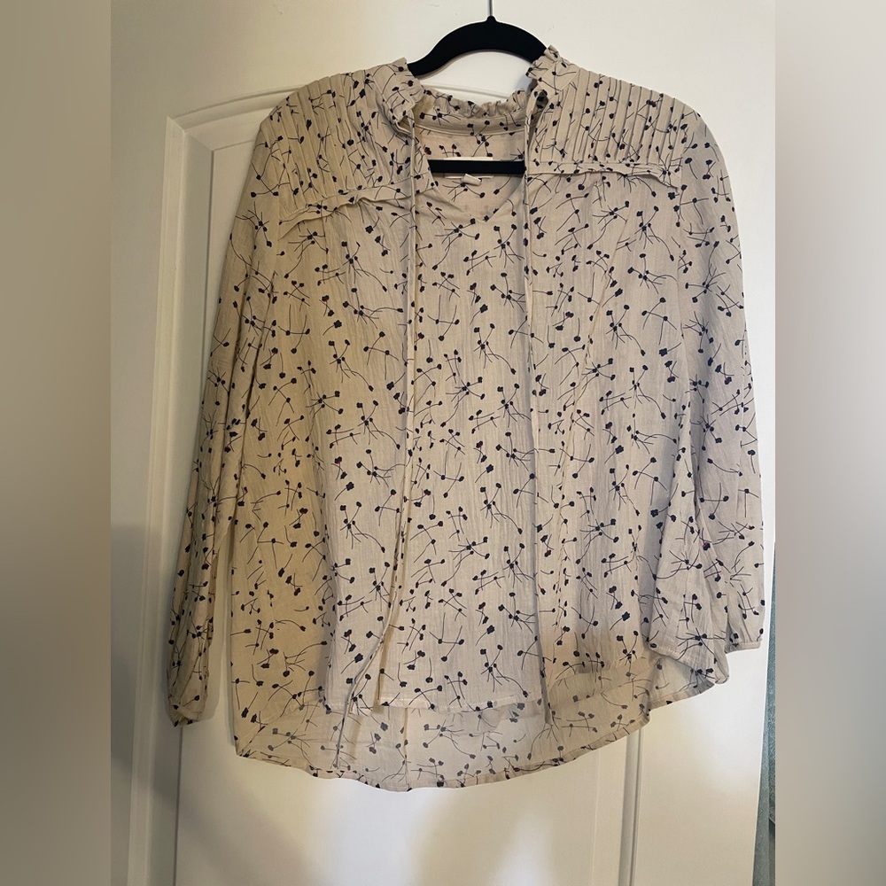 Cream blouse